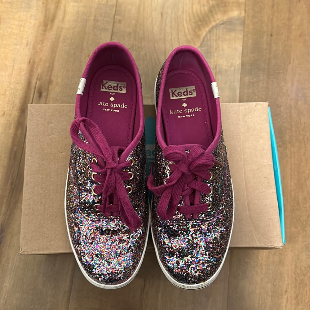 5 1/2 kate spade glitter keds